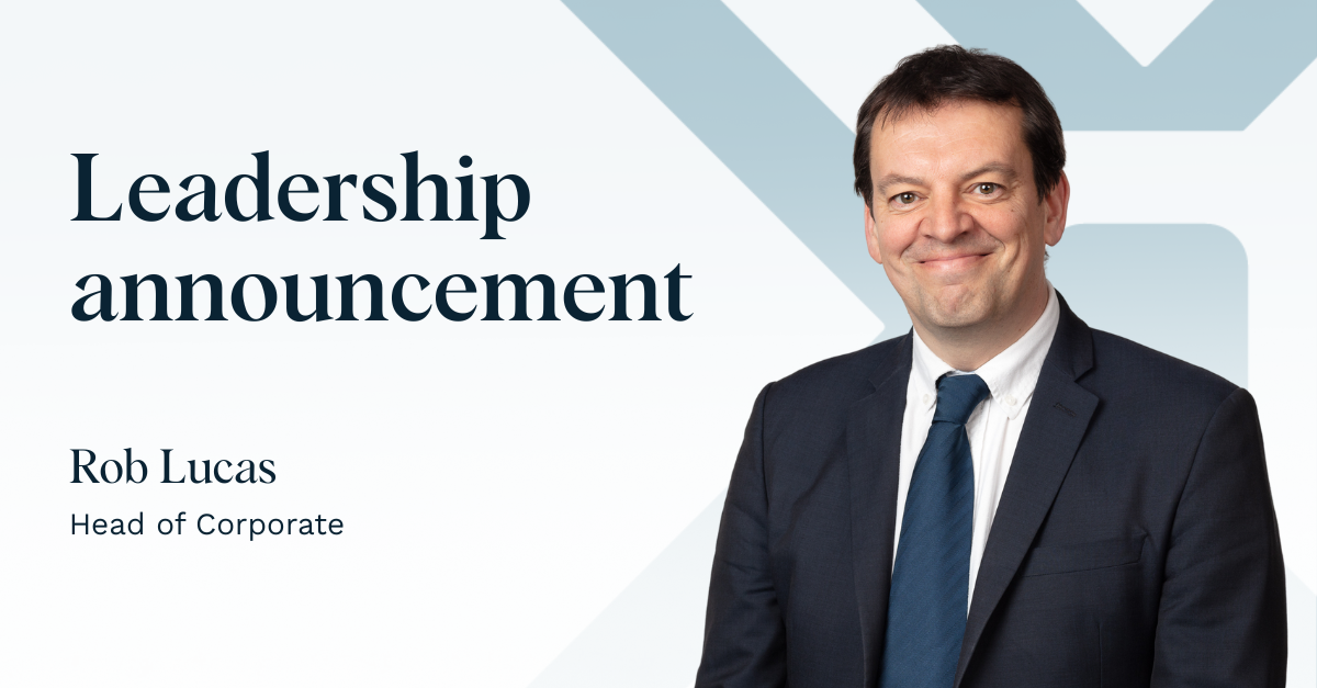 Whitmill Welcomes Rob Lucas as Head of Corporate Featured Image