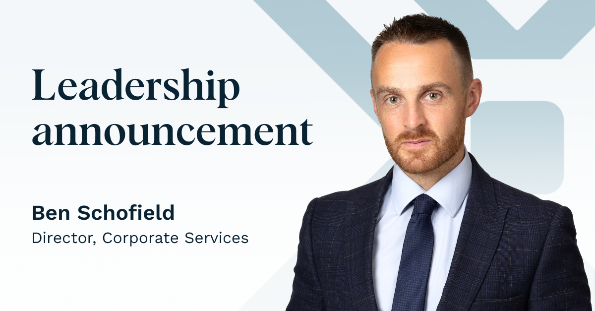 Whitmill Welcomes Ben Schofield as Director of Corporate Services Featured Image