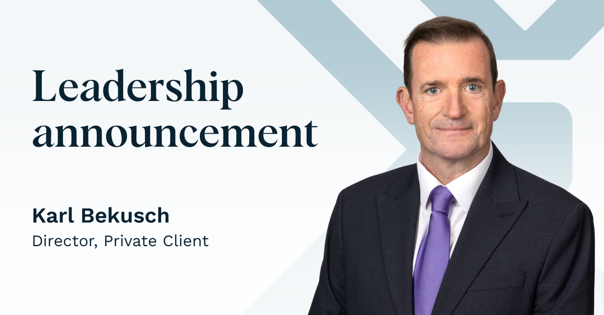 Whitmill Welcomes Karl Bekusch as Director of Private Client Services Featured Image